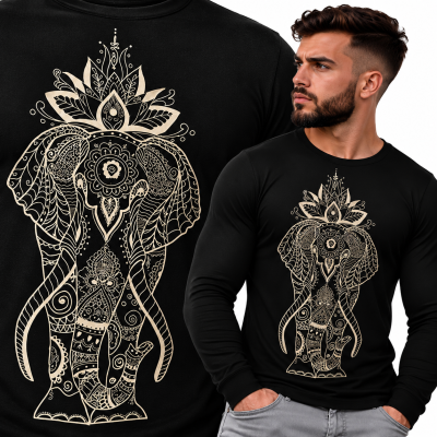 LONGSLEEVE ZWIERZĘTA  SŁOŃ 5